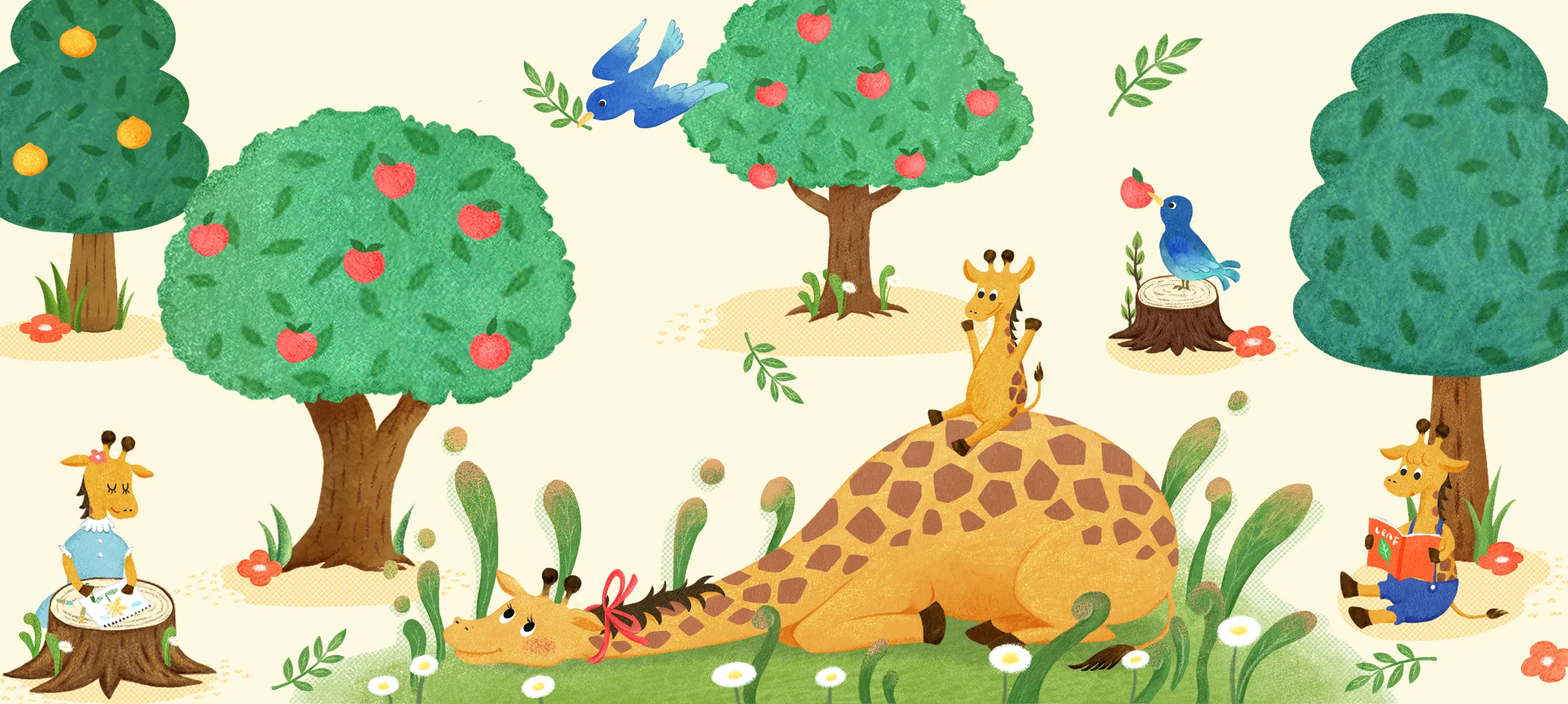 かとうこどもクリニック：メインイラスト